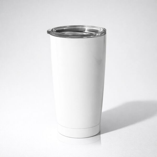 20oz Stainless Steel Tumbler (White) Thumbnail