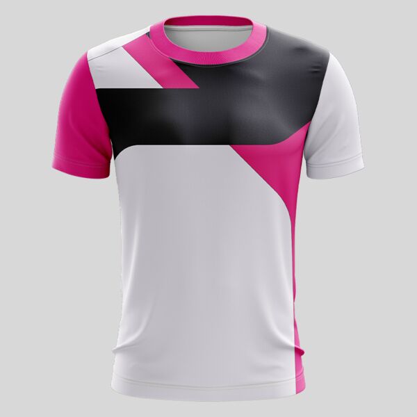 Pink Esport Pattern Full Print Roundneck Shirt Thumbnail