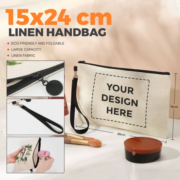 Linen Handbag (15x24 cm) Thumbnail