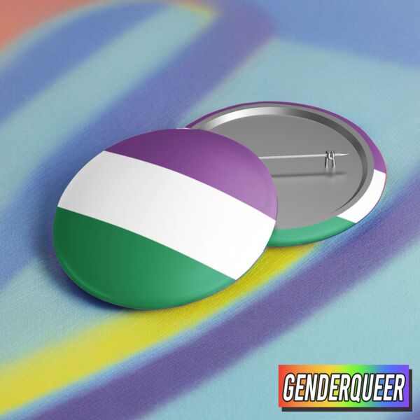Button Pin - GENDERQUEER Thumbnail