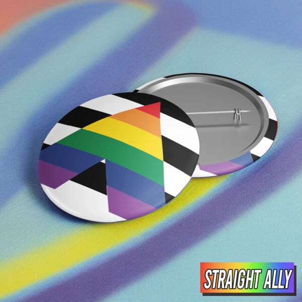 Button Pin - STRAIGHT ALLY Thumbnail