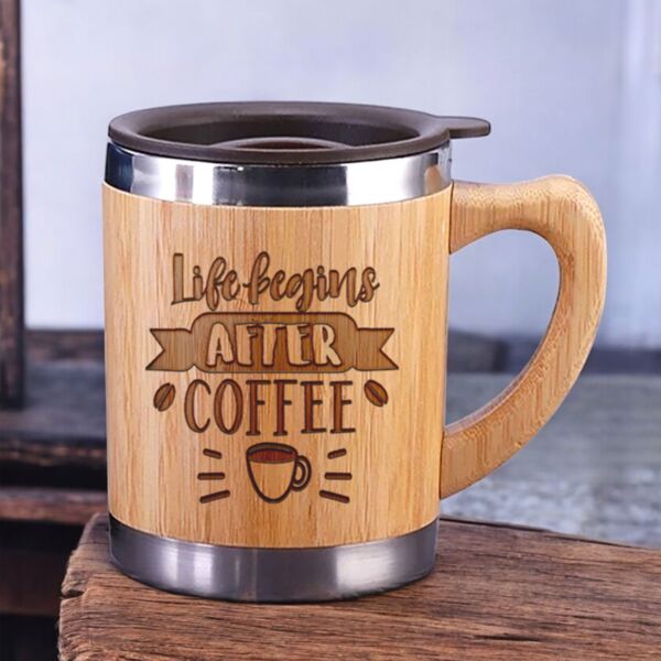Engraving Bamboo Mug Thumbnail