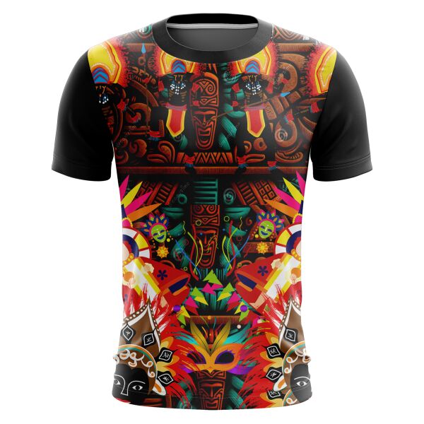 Sinulog Festival Half Bleed Roundneck Shirt Thumbnail