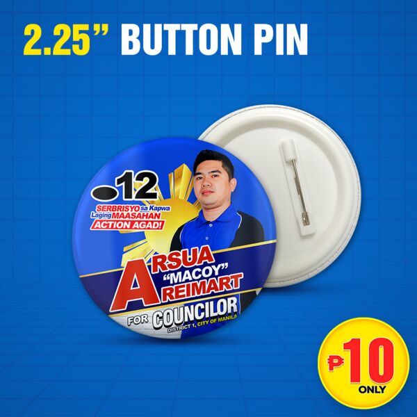 3" Button Pin Thumbnail