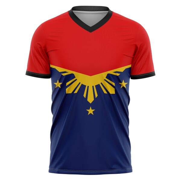 Philippine Design V-Neck Shirt Full Print Sublimation Thumbnail