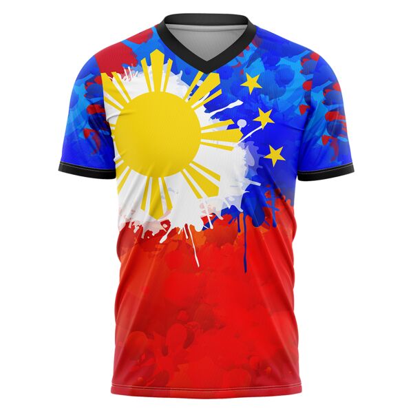 Philippine Design V-Neck Shirt Full Print Sublimation Thumbnail