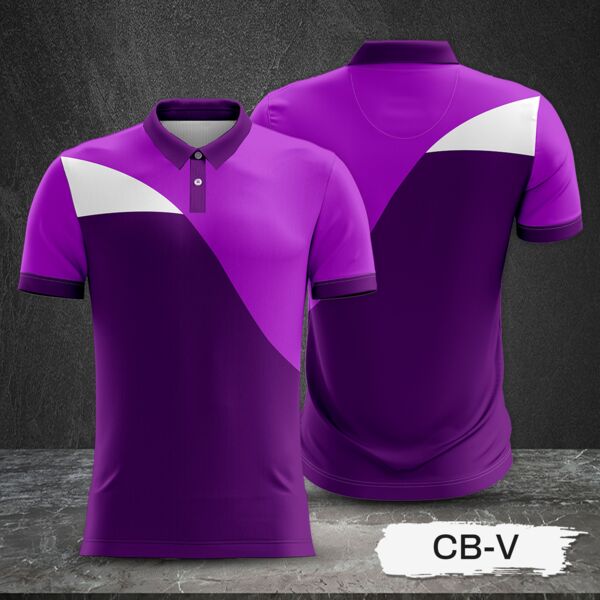 2 Color Combination Full Sublimation Polo Shirt Thumbnail