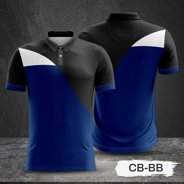 2 Color Combination Full Sublimation Polo Shirt Thumbnail