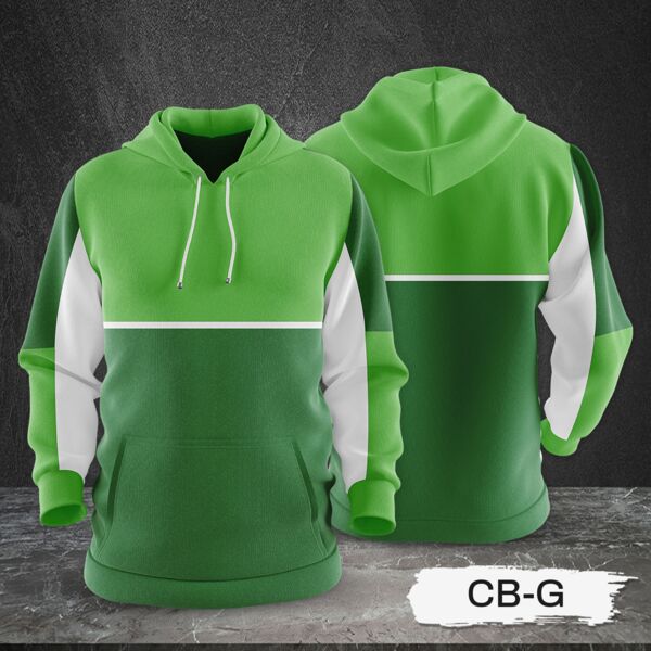 3 Color Combination Hoodie Jacket Full Print Sublimation Thumbnail