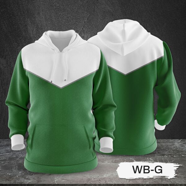 3 Color Combination Hoodie Jacket Full Print Sublimation Thumbnail