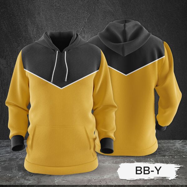 3 Color Combination Hoodie Jacket Full Print Sublimation Thumbnail