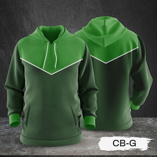 3 Color Combination Hoodie Jacket Full Print Sublimation Thumbnail