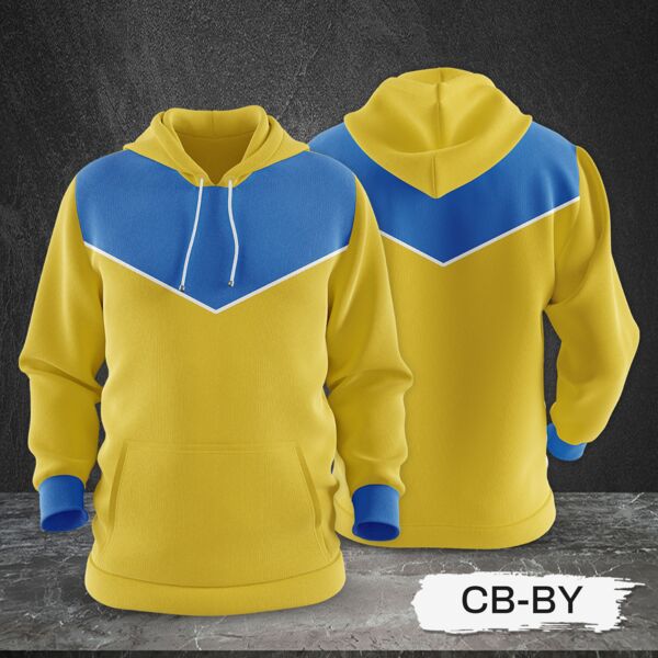 3 Color Combination Hoodie Jacket Full Print Sublimation Thumbnail