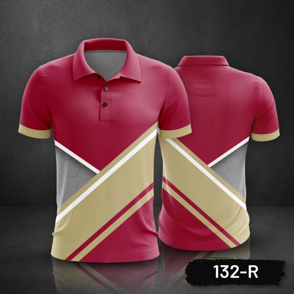 Premium Vector Design Polo Shirt Full Print Sublimation Thumbnail