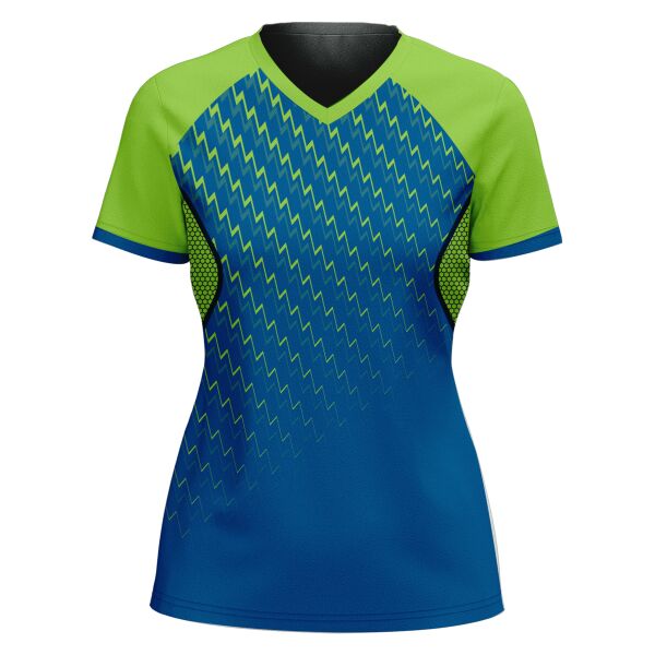 V-neck Volleyball Jersey Full Print Sublimation Thumbnail