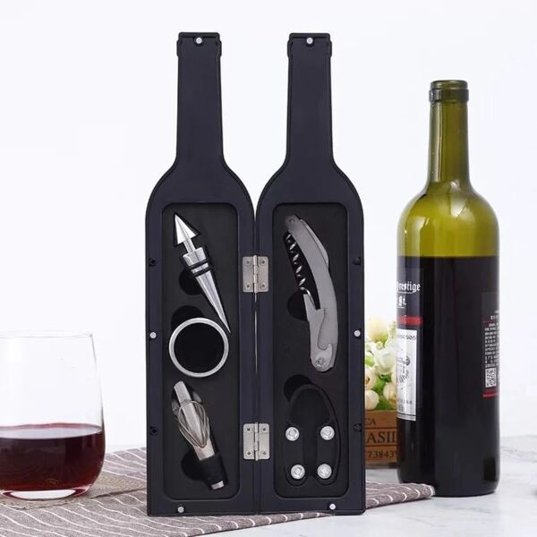 WINE TOOLS W/ BOTTLE SHAPE CASE Thumbnail