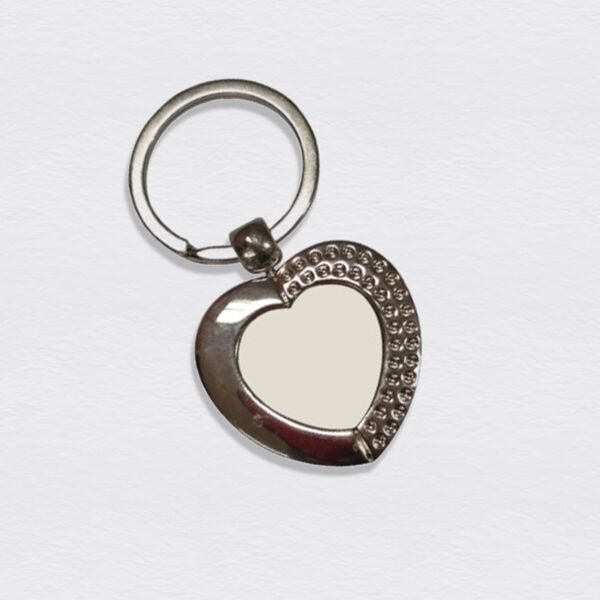 Metal Heart Keyring 2 Thumbnail