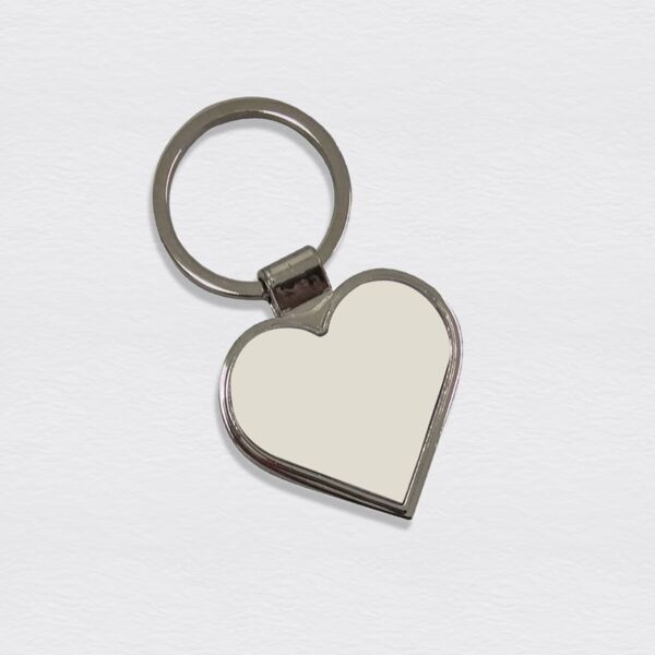 Metal Heart Keychain Thumbnail