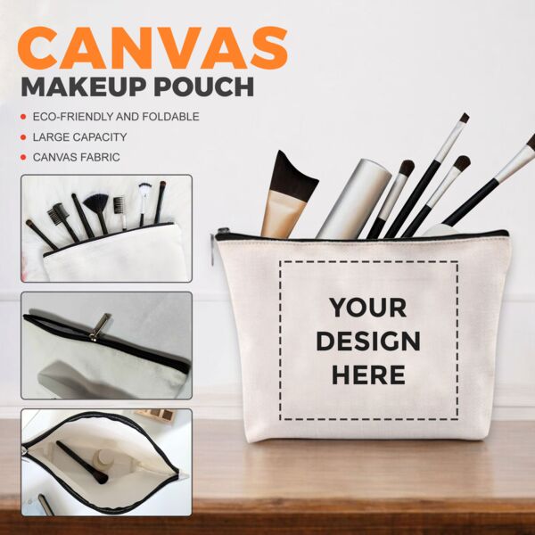 Canvas Make-Up Kit Pouch Thumbnail