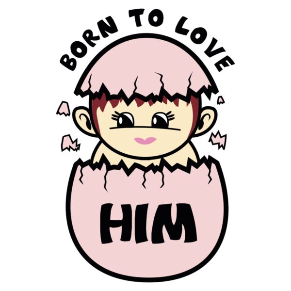 Couple Fixed Designs - Born to Love Him - BTL01-G Thumbnail