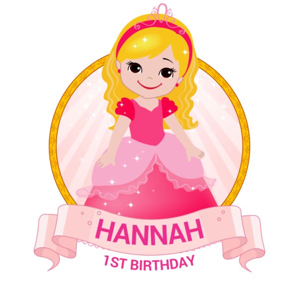 Family - Customizable Design - Birthday - Princess - Kid - BDAY07-KID Thumbnail