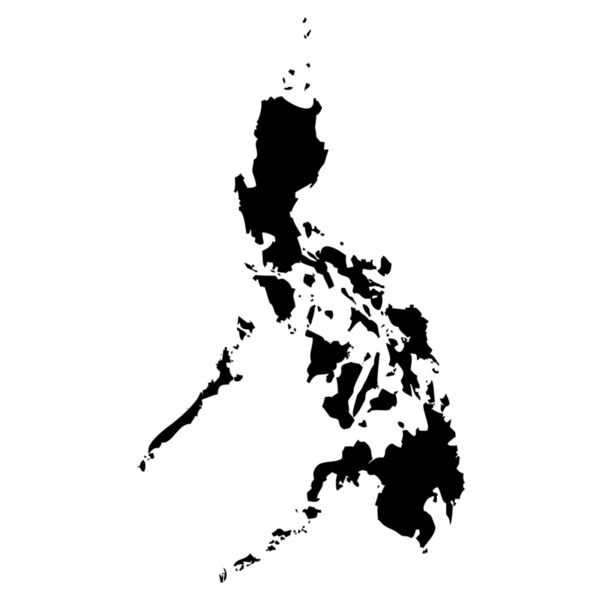 Philippine Map - Black - PH3 Thumbnail