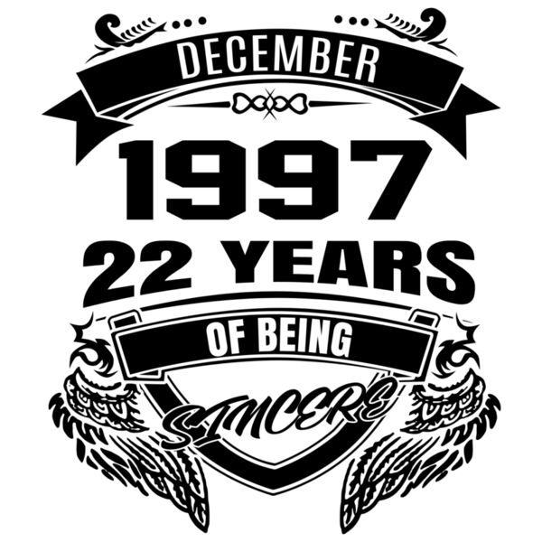 December - 1997 - 22 Years - YA12 Thumbnail