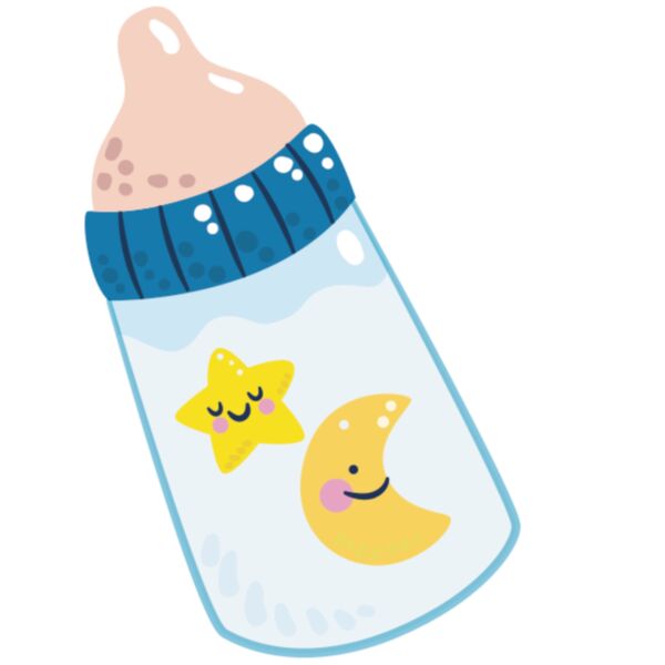 Baby Designs Logo - Baby Bottle - Boy - BDL13 Thumbnail