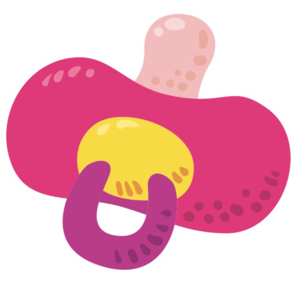 Baby Designs Logo - Baby Pacifier - Girl - ]BDL23 Thumbnail