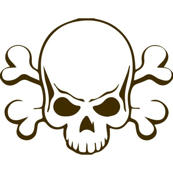 Design Book Adult - Dangerous Skull 04 - AD30 Thumbnail