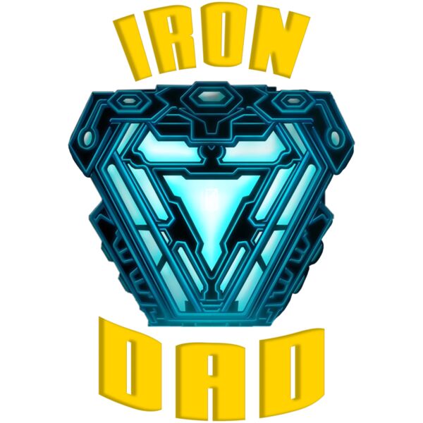 IRON DAD, Superhero, Superdad, Family, Father's Day - SDD-3 Thumbnail