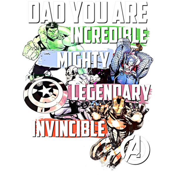 DAD You are Incredible, Mighty, Legendary and Invincible - SHD-2 Thumbnail
