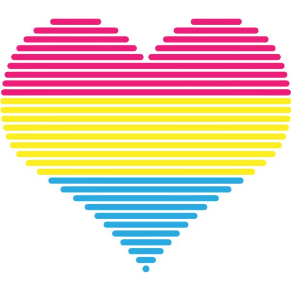 LGBT, Pride Month - LGBT heart - Pansexual Thumbnail