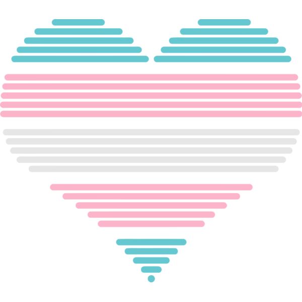 LGBT, Pride Month - LGBT heart - Transgender Thumbnail