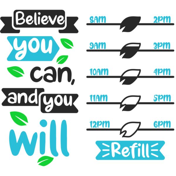 Believe you can, and you will - WT-001 Thumbnail