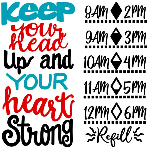 Keep your head up and you heart strong - IT-003 Thumbnail