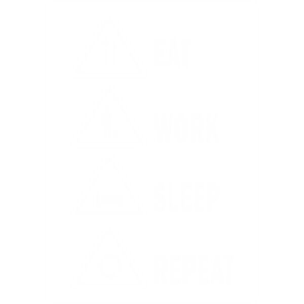 Eat, Work, Sleep, Repeat, Checkbox Eat Sleep - ESD-04 Thumbnail