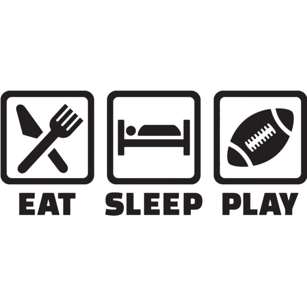 EAT, SLEEP, PLAY, Checkbox Eat Sleep - ESD-10 Thumbnail