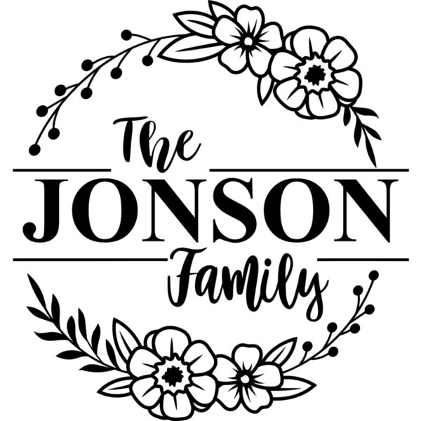 The (Family Name) Family, Monogram - MG2 Thumbnail