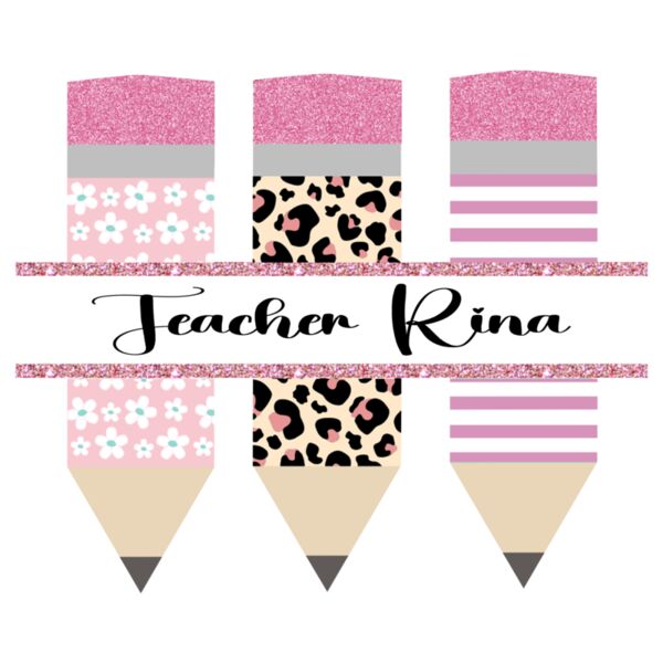 Pencil with Editable Name, Teacher, Teacher's Day - BTD-034 Thumbnail