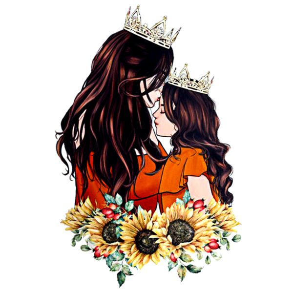 Mother's Day, Mom and Kid Clipart - MV1  Thumbnail