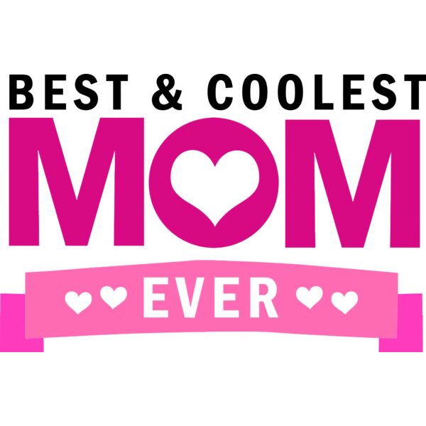 Best & Coolest M♥M Ever, Mother's Day, Mom, Mommy - MOM06 Thumbnail