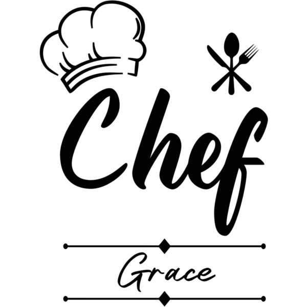 Chef, Mother's Day Design with Personalized Name - APR-002 Thumbnail