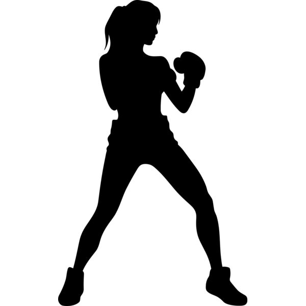 Boxing Girl, Sports Icon - SI-004-FEMALE Thumbnail