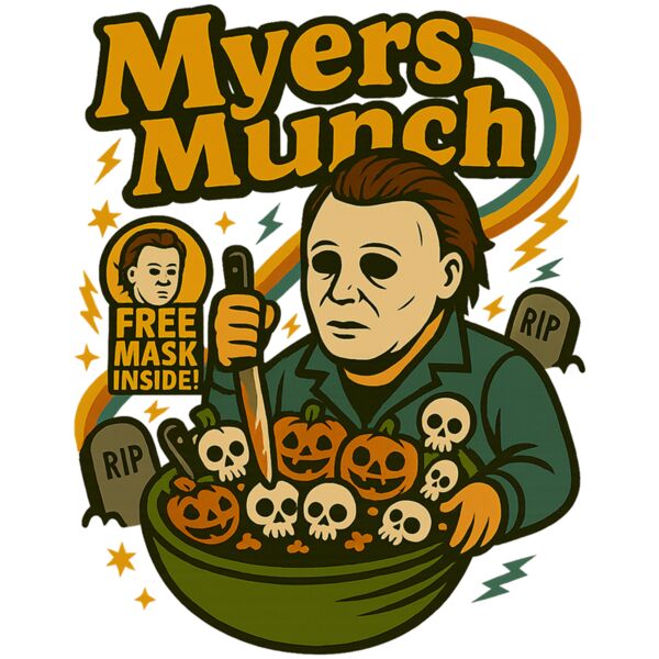 MYERS MUNCH, FREE MASK INSIDE!, Halloween Design - HCE-005 Thumbnail