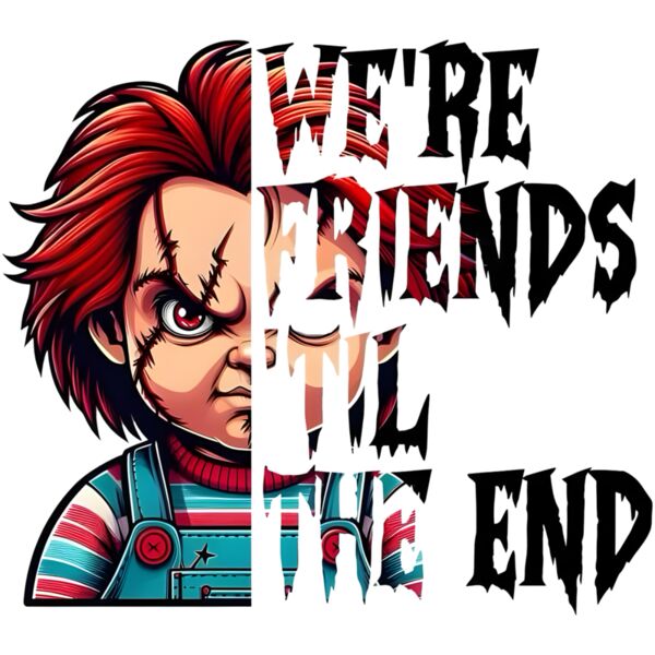 WE'RE FRIENDS 'TIL THE END, Halloween Design - HHA-005 Thumbnail