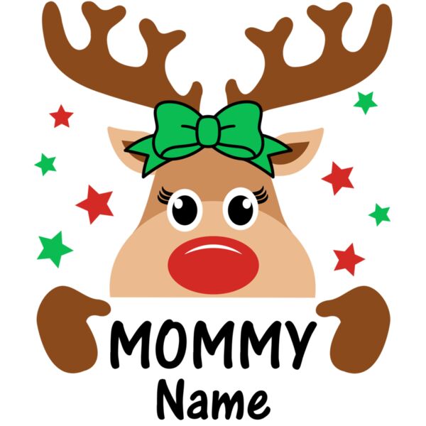 Mommy Deer, Family Deer Christmas Design, Christmas Design 2025 - CFR-04 Thumbnail