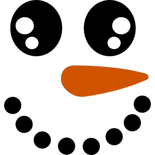 Snowman Face, Christmas Design 2025 - SMF-02 Thumbnail