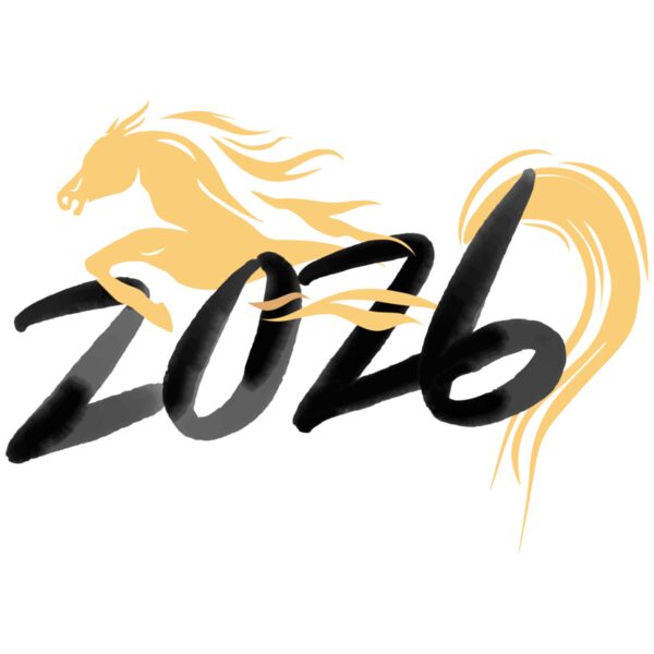 2026 Year of the Horse, New Year Design 2026 - NYD-02 Thumbnail