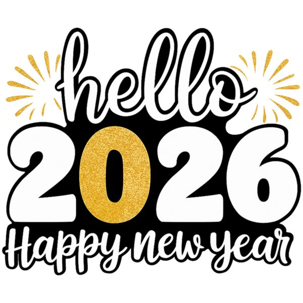 hello 2026 Happy new year, New Year 2026 Design - NYD-29 Thumbnail